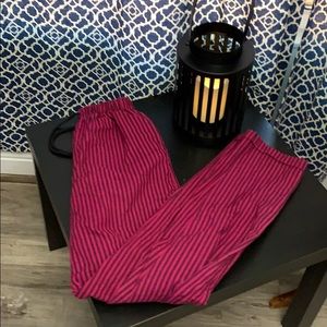 Vintage Ms. Paquette size small pants pink black